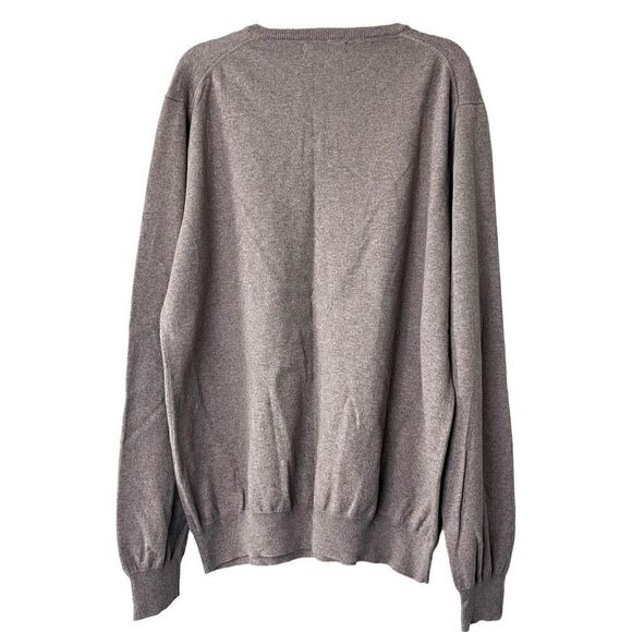 J. Crew XL‎ Tall Cashmere Cotton Blend Tan Sweater - Picture 2 of 6